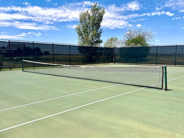 view of sport court