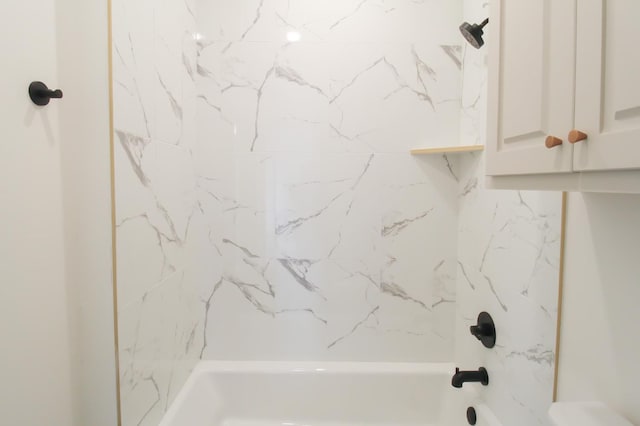 bathroom featuring shower / bathtub combination