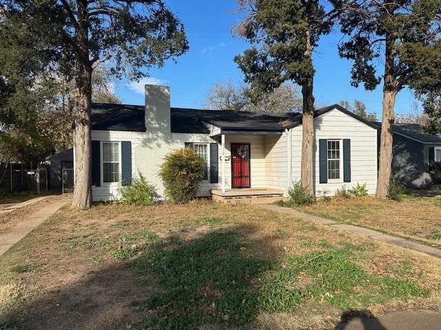 view of ranch-style home