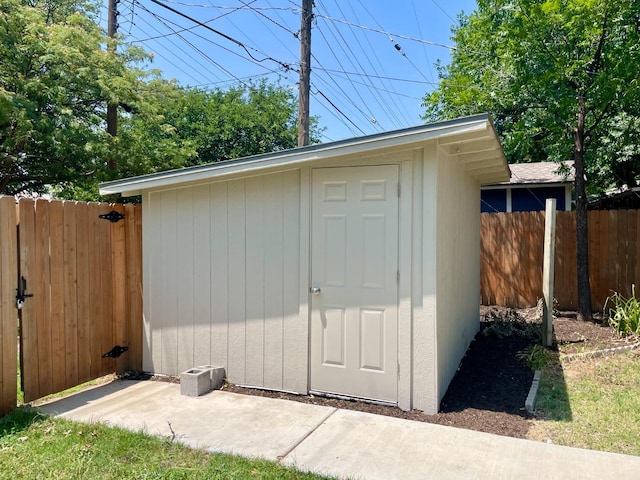 view of outbuilding