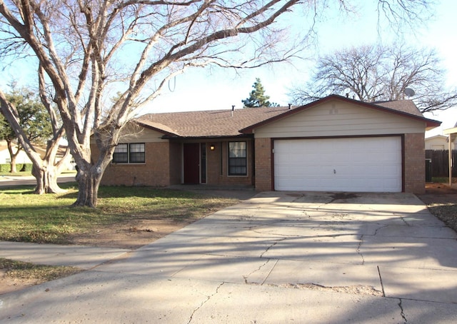 ranch-style house with a garage