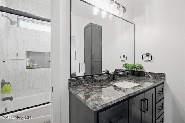 9105 Kewanee Ave, Lubbock, TX 79424 - bathroom with vanity and shower / washtub combination