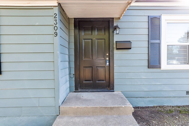 view of property entrance