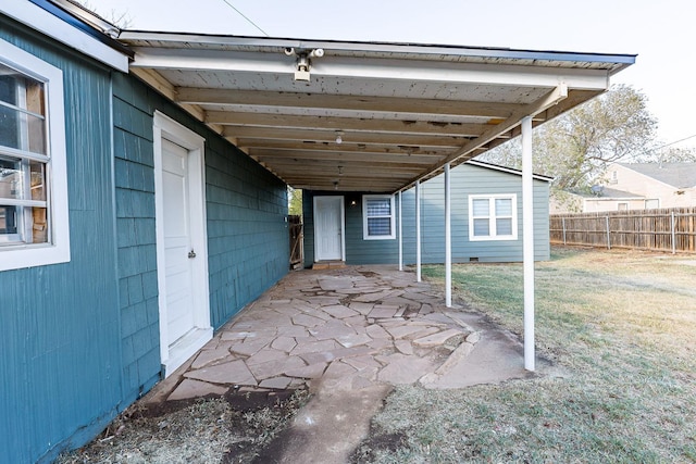 view of patio