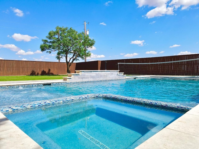 view of pool