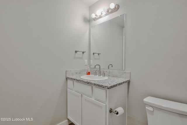 2933 Abbeville Ave, Wolfforth, TX 79382 - bathroom with vanity and toilet