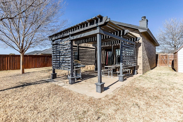 exterior space featuring a patio area