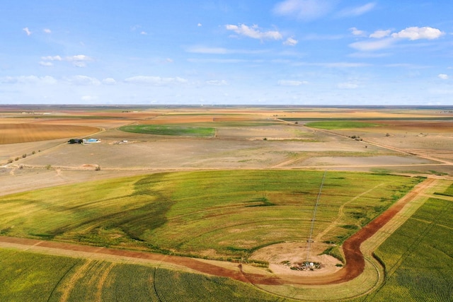 drone / aerial view featuring a rural view