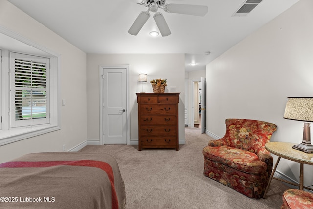 5118 2nd St, Lubbock, TX 79416 - bedroom featuring carpet floors and ceiling fan