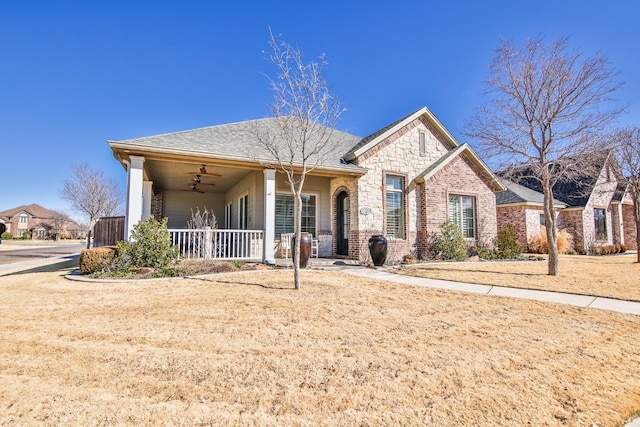 view of front of house featuring a porch