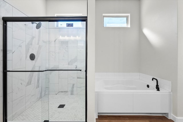 1204 E 31st St, Wolfforth, TX 79382 - bathroom featuring independent shower and bath