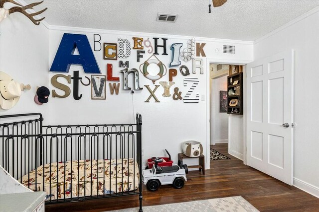 interior space with dark hardwood / wood-style flooring