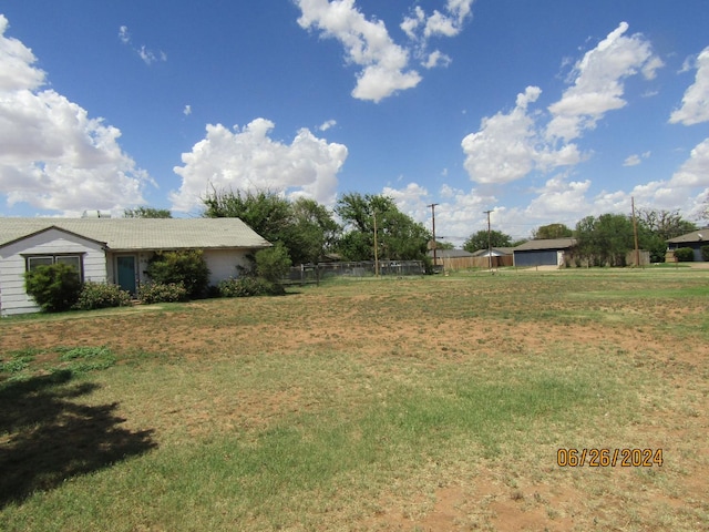 view of yard