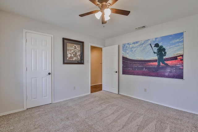 5419 87th St, Lubbock, TX 79424 - unfurnished bedroom with carpet floors and a ceiling fan