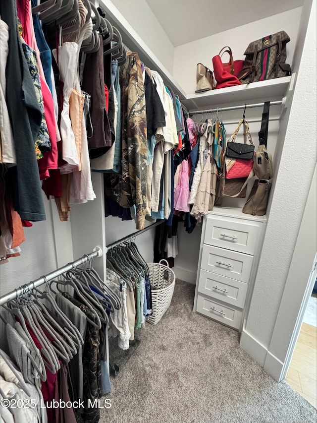 9906 Uvalde Ave, Lubbock, TX 79423 - spacious closet with light carpet