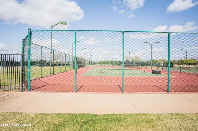 1308 Dover Ln, Wolfforth, TX 79382 - view of tennis court