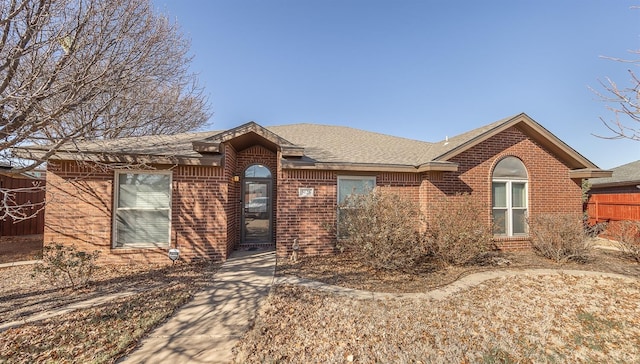 view of ranch-style home