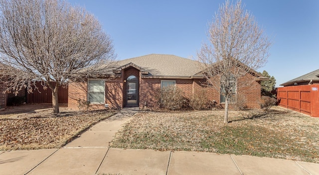 view of ranch-style home