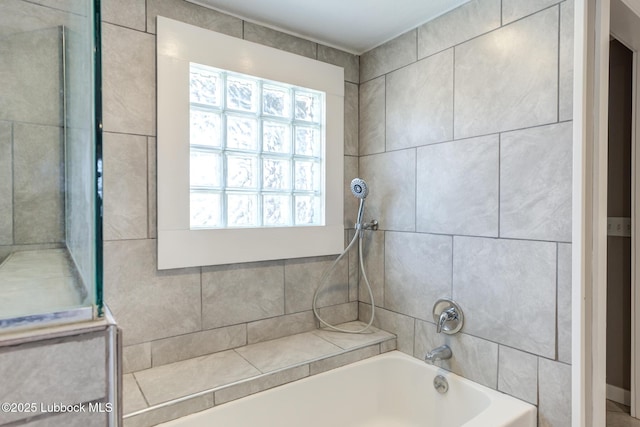5320 25th St, Lubbock, TX 79407 - bathroom featuring shower / tub combination