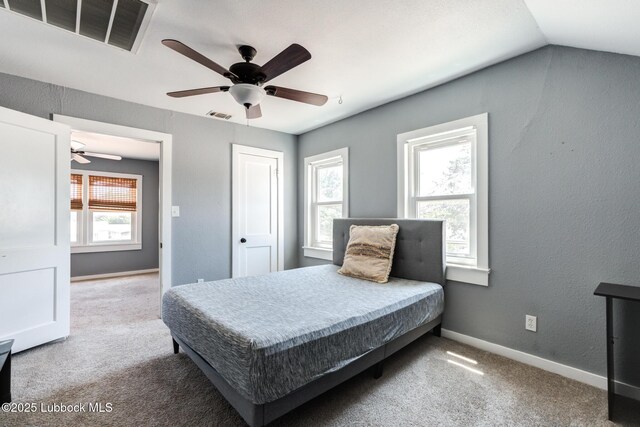 5320 25th St, Lubbock, TX 79407 - bedroom featuring carpet floors, baseboards, and a ceiling fan