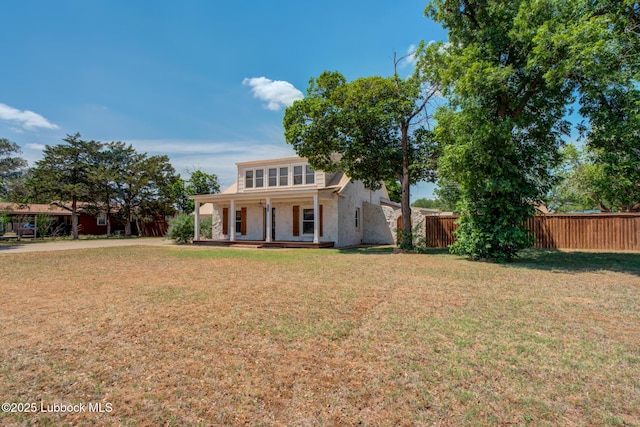 5320 25th St, Lubbock, TX 79407 - view of front of house with a porch