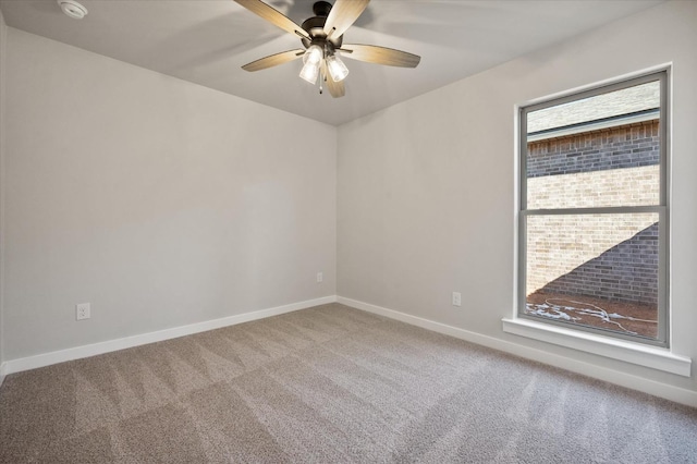 7429 30th St, Lubbock, TX 79407 - carpeted spare room featuring ceiling fan