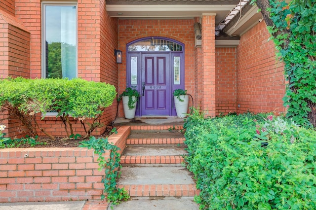 view of entrance to property