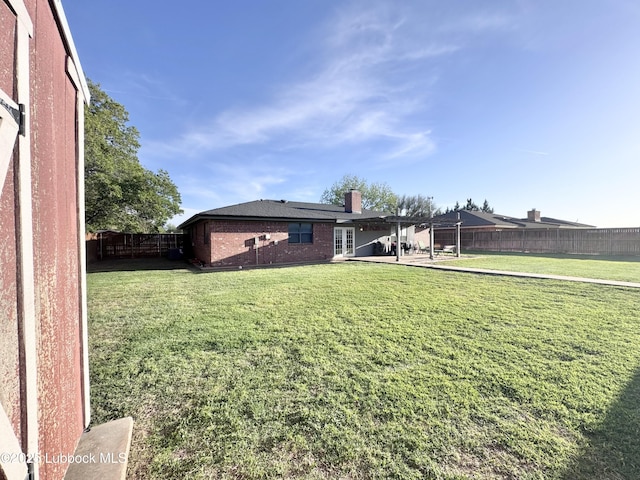 914 W Lee St, Floydada, TX 79235 - view of fenced backyard