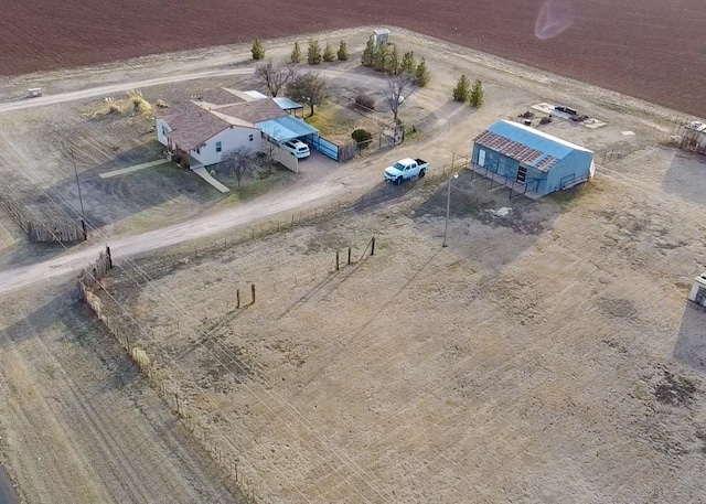 drone / aerial view featuring a rural view