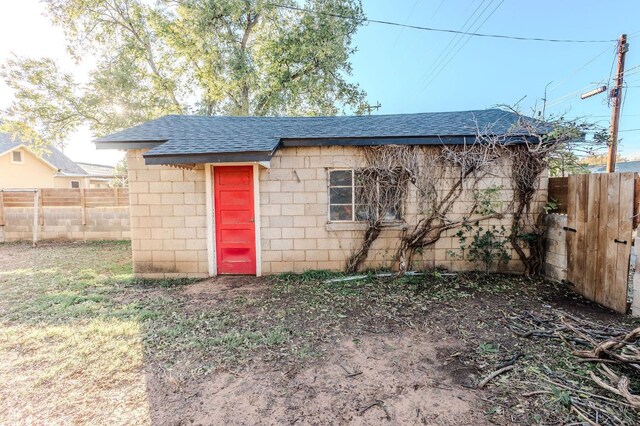 view of outbuilding