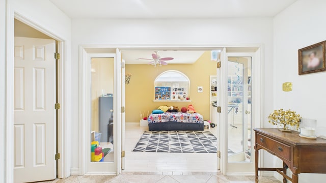 4615 94th St, Lubbock, TX 79424 - bedroom with tile patterned floors