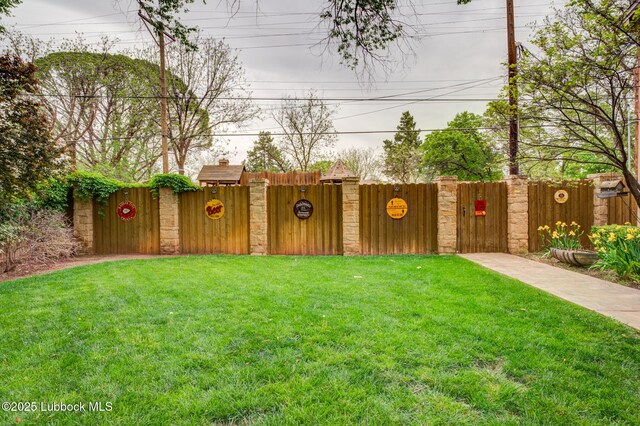 4510 21st St, Lubbock, TX 79407 - view of yard