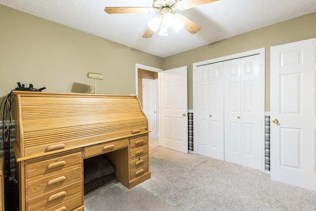 9613 Vicksburg Ave, Lubbock, TX 79424 - unfurnished office with carpet and ceiling fan