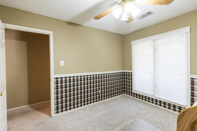9613 Vicksburg Ave, Lubbock, TX 79424 - carpeted spare room with ceiling fan