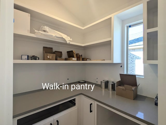 view of pantry