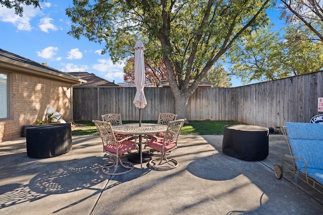 view of patio