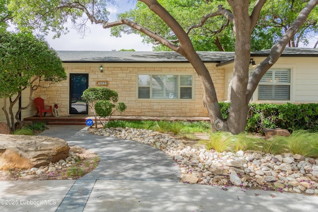 3014 25th St, Lubbock, TX 79410 - view of front of home with stone siding