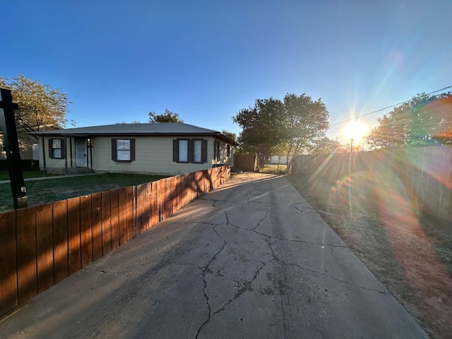 view of street