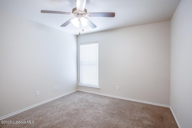 3404 Saratoga Ave, Lubbock, TX 79407 - unfurnished room featuring carpet flooring, plenty of natural light, and ceiling fan