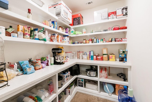 view of pantry