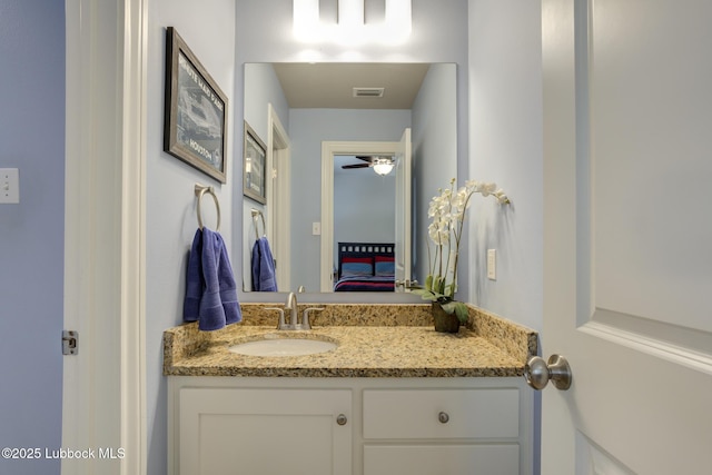 4008 124th St, Lubbock, TX 79423 - bathroom with vanity and connected bathroom