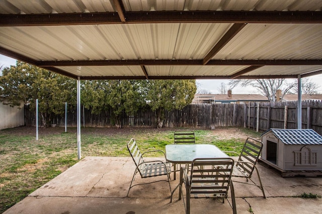 view of patio