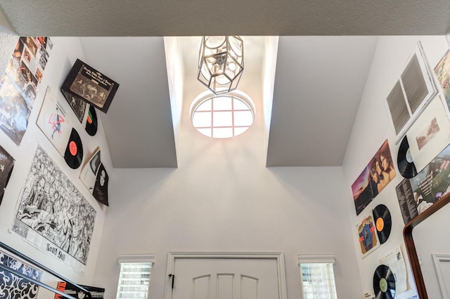 room details with a notable chandelier