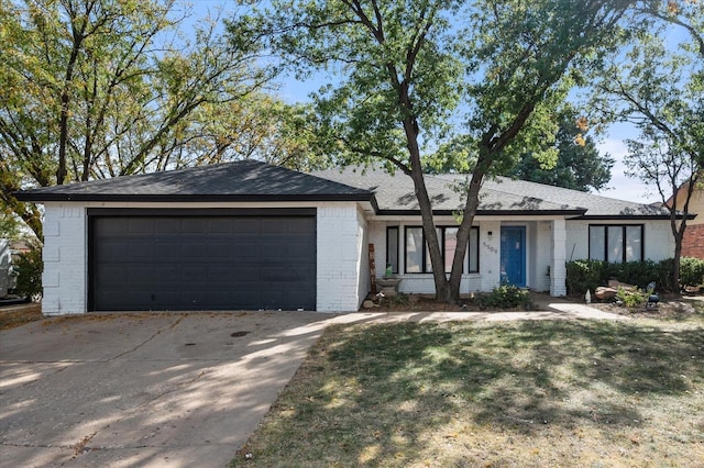 ranch-style house with a garage