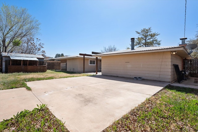 3808 27th St, Lubbock, TX 79410 - back of house featuring a patio area