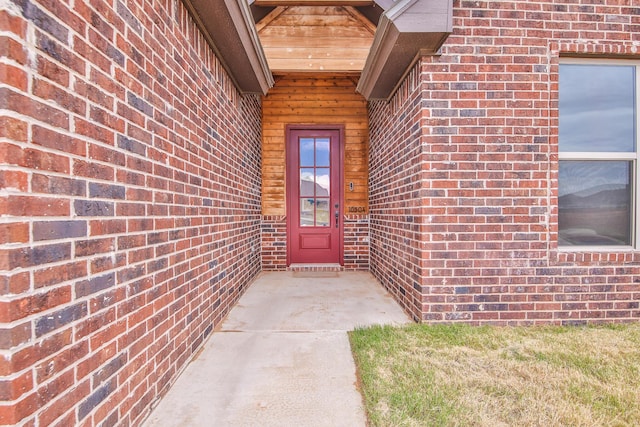 10504 Ave X, Lubbock, TX 79423 - property entrance with brick siding