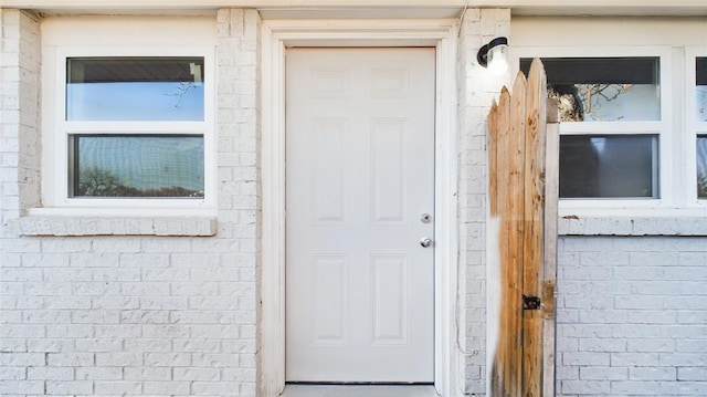 view of entrance to property