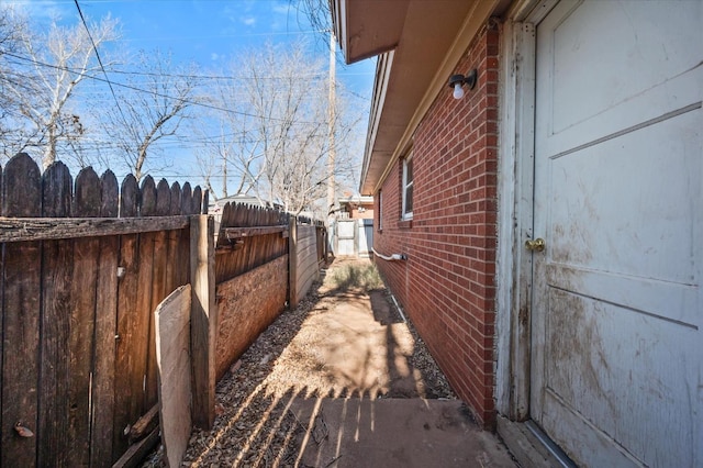 view of side of home