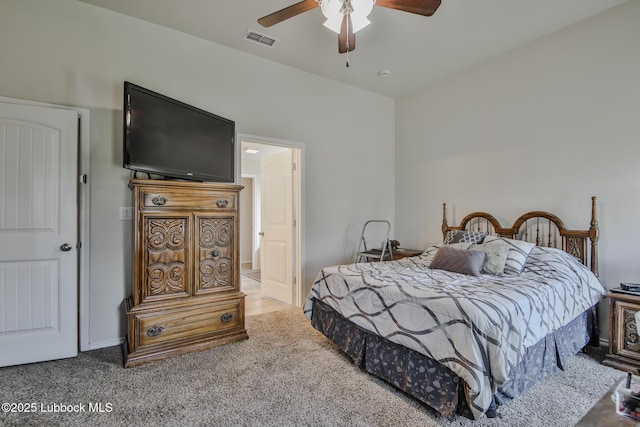 14320 Ave U, Lubbock, TX 79423 - bedroom featuring carpet floors and ceiling fan
