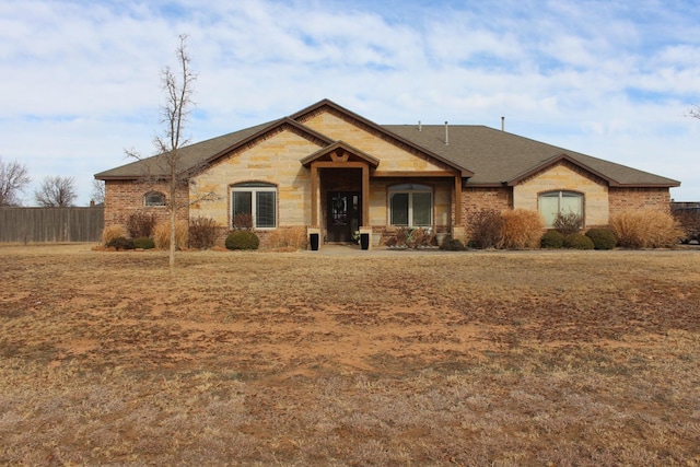 view of ranch-style house